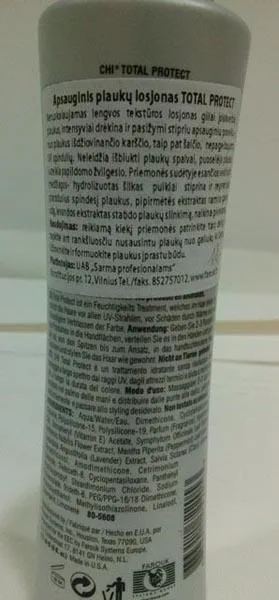 Lozione protettiva per capelli «CHI® Total Protect Defense Lotion» — foto 3 dell'alert A12/0783/18