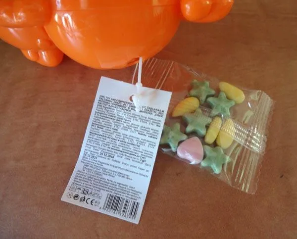 Giocattolo del sonaglio «Chick Rattle and compressed candy» — foto 3 dell'alert A12/1120/19