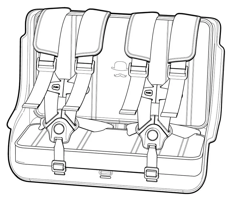 Seggiolino bici per bambini «Child Seat for Two» (Butchers &amp; Bicycles)