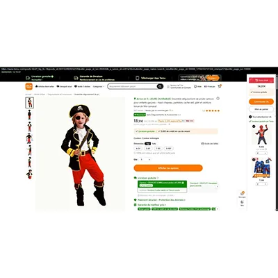 Costume da fancy-dress «Children's Cosplay Costumes»