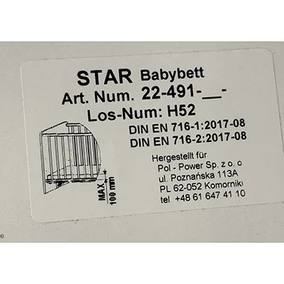 Lettino per bambini «Children´s cot» — foto 3 dell'alert A12/03172/24
