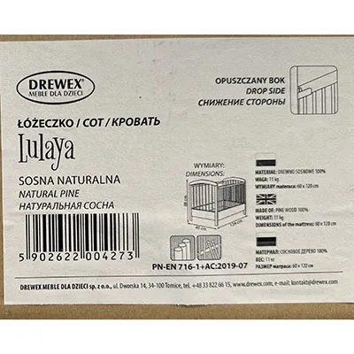Lettino per bambini «Children's cot with retractable side panel» — foto 2 dell'alert A12/03433/24