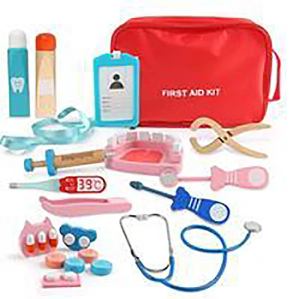 Kit medico giocattolo «Children's Wooden Doctor's Toy Set» — foto 3 dell'alert A12/01903/20