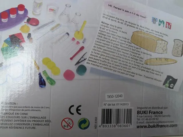 Set di chimica dei giocattoli «Chimie Sans Danger! (Chemistry without danger)» — foto 3 dell'alert A11/0035/14