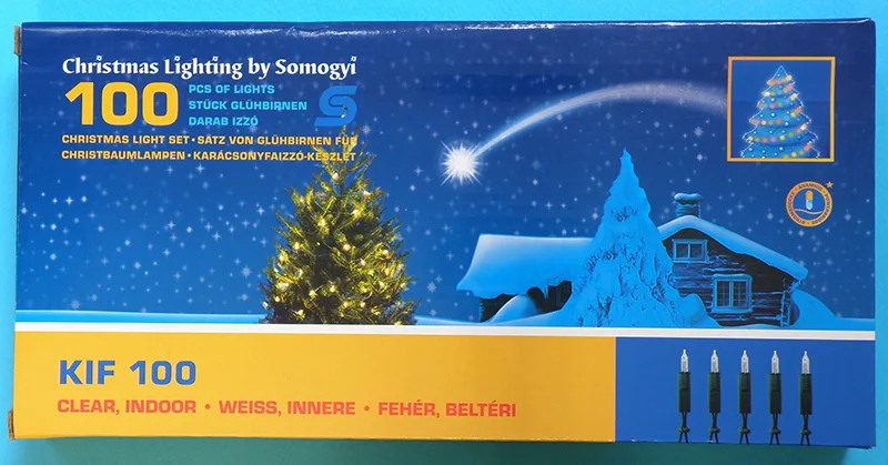 Catena di illuminazione «CHRISMAS LIGHT SET / KARÁCSONYFAIZZÓ-KÉSZLET» (Somogyi Elektronic)