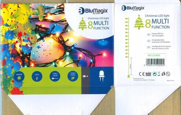 Catena di illuminazione «Christmas LED Light 8 MULTIFUNCTION» — foto 2 dell'alert A12/0684/16