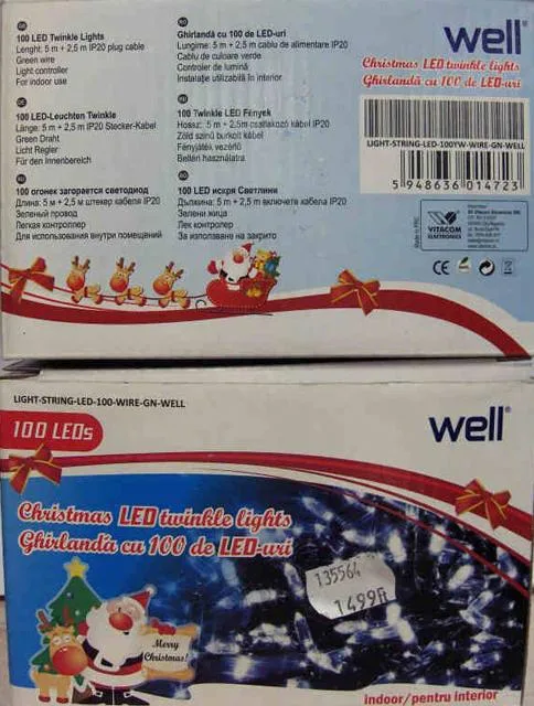 Catena di illuminazione «Christmas LED Twinkle Lights» (Well)