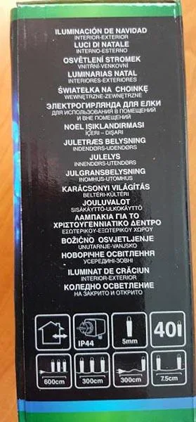Catena di illuminazione «Christmas Lighting 40 LED» — foto 1 dell'alert A12/0725/16