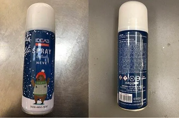 Spruzzo di scintillio della neve «Christmas Spray brillante» — foto 3 dell'alert A12/2006/18