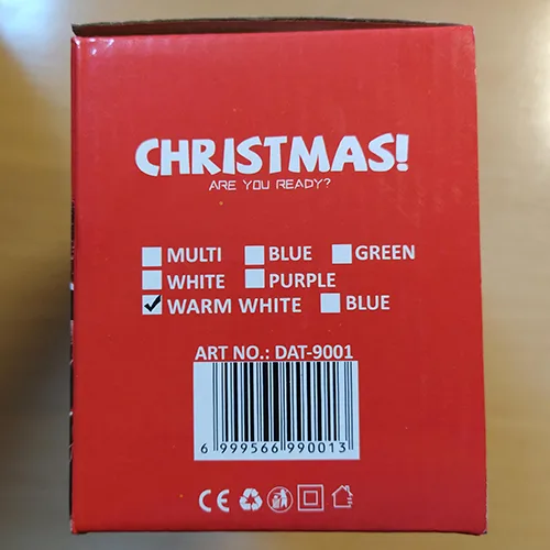 Catena di illuminazione «Christmas!»