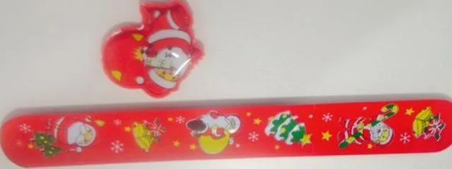 Orologio giocattolo con cinturino bracciale «Christmas Time» (Popkidz)