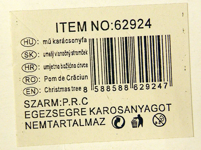 Catena di illuminazione «Christmas tree / mű karácsonyfa» — foto 4 dell'alert A12/00576/20