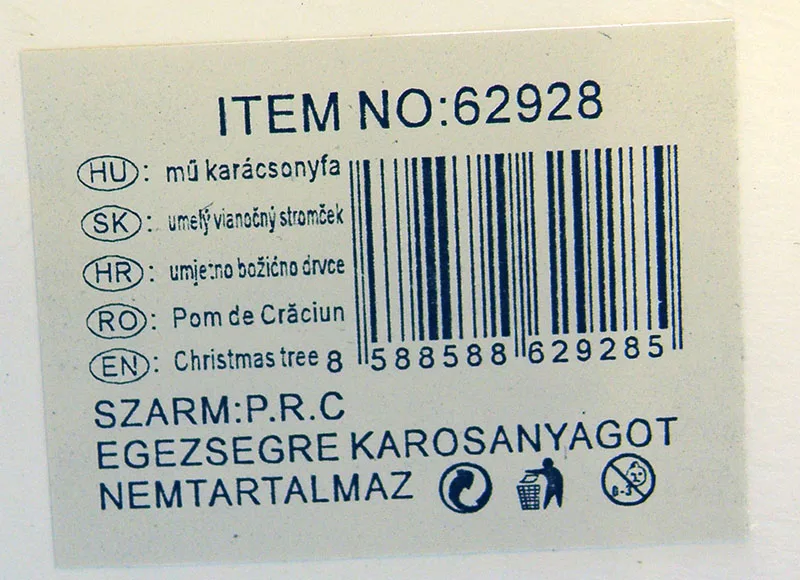 Catena di illuminazione «Christmas tree / mű karácsonyfa» — foto 3 dell'alert A12/00589/20