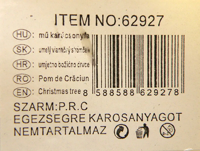Catena di illuminazione «Christmas tree / mű karácsonyfa» — foto 4 dell'alert A12/00590/20