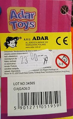 Giocattolo pull-along «Ciagadlo» (Adar Toys)