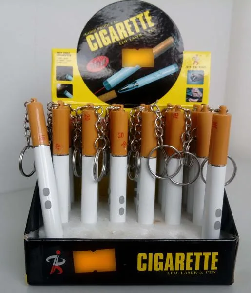 Puntatore laser «Cigarette LED Laser &amp; Pen» (Zk)