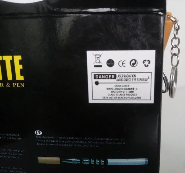 Puntatore laser «Cigarette LED Laser & Pen» — foto 2 dell'alert A12/1583/18