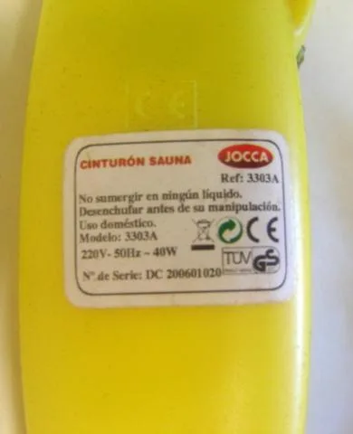 Cintura sauna – sauna cinturon — foto 4 dell'alert 0209/09