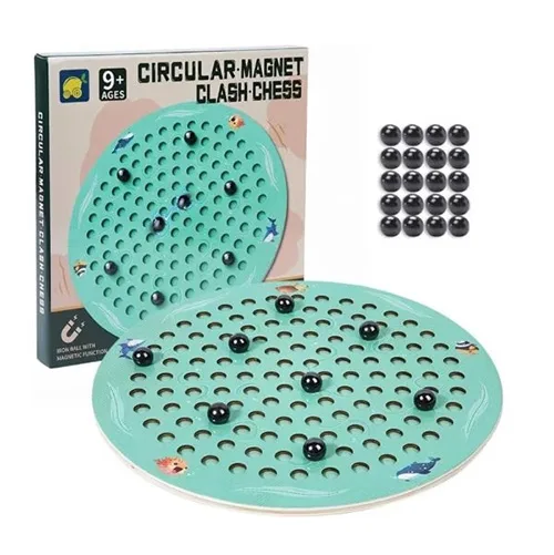 Giocattolo magnetico «Circular magnet clash chess»