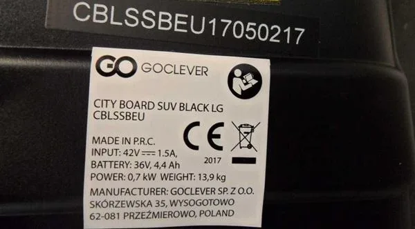 Scooter autobilanciante (hoverboard) «City Board SUV - Hoverboard» — foto 2 dell'alert A12/0189/19