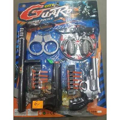 Set di pistole giocattolo «City Guard Super police»