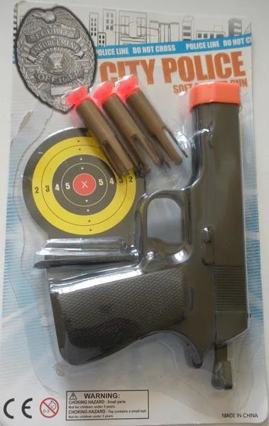 Set di pistole in plastica «CITY POLICE» (Hipo)