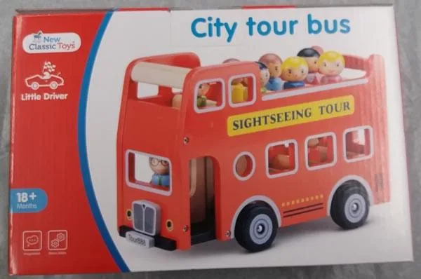 Giocattolo di legno «City Tour Bus» (New Classic Toys)