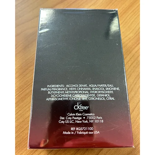 Eau de toilette «CKfree sport» — foto 2 dell'alert SR/02404/25