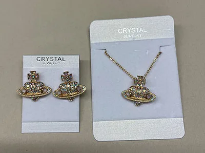 Set di gioielli «Classic cross heart annulus gorgeous rainbow rhine» — foto 1 dell'alert A12/01495/22