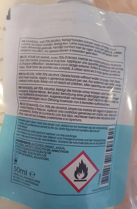 Disinfettante per le mani «cleansing hand gel» (Hema)
