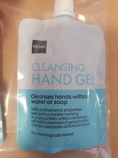 Disinfettante per le mani «cleansing hand gel» — foto 2 dell'alert A12/01600/20