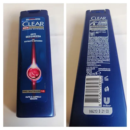 Shampoo «Clear men antiforfora» (CLEAR)