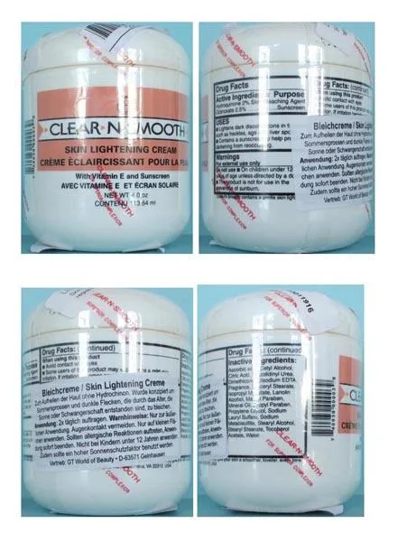 Crema schiarente per la pelle «Clear N Smooth / Skin Lightening Cream» — foto 1 dell'alert A12/1077/16