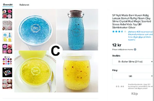 Melma del giocattolo «Clear Slime» — foto 3 dell'alert A12/01649/22