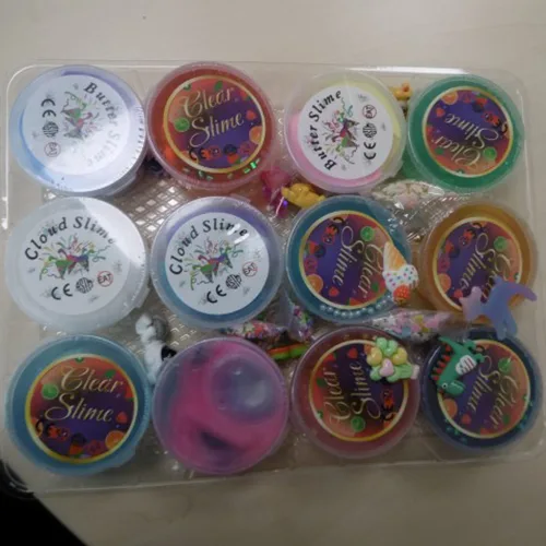 Kit di slime giocattolo «Clear Slime, Cloud Slime, Butter Slime»