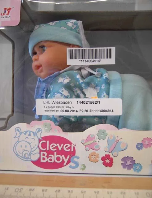 Bambola di plastica «Clever Baby's» (Jin Jian)