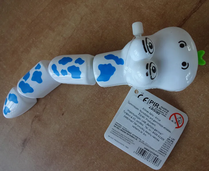 Giocattolo di plastica «Clockwork Snake»
