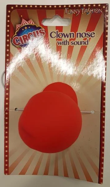 Accessorio di fantasia «Clown nose with sound» (Funny Fashion)