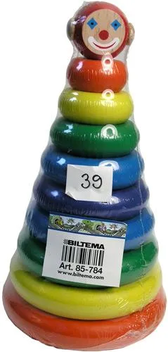Clown Ringpiramid (Biltema)