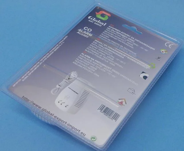 Allarme monossido di carbonio «CO Alarm AC230V» (Global (on the packaging); SITERWELL (on the produ)