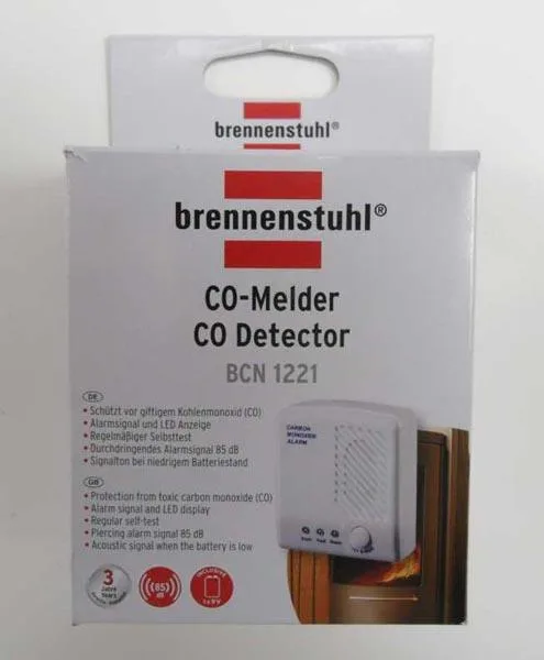 Rilevatore di CO «CO Detector / Carbon Monoxide Alarm» (Brennenstuhl)