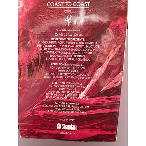 Profumo «Coast to Coast Coral» — foto 2 dell'alert SR/02005/25