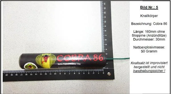 Fuochi d'artificio «Cobra 86» (Cobra)