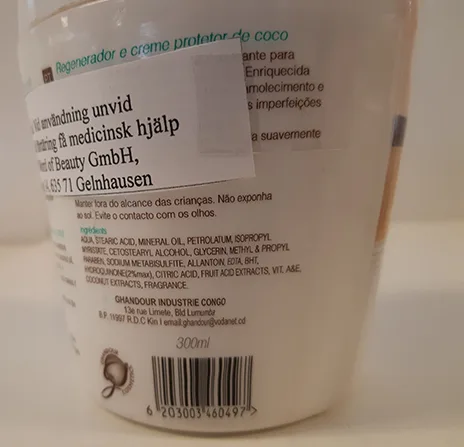 Crema alleggerente per la pelle «Coco Care Lightening Cream» — foto 1 dell'alert A12/00255/22