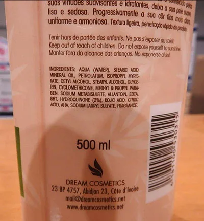 Crema schiarinte per la pelle «Cocopulp Lightening Lotion» — foto 3 dell'alert A12/02173/23