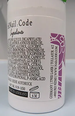 Crema per le mani «Code No. One Paticuliere HandCreme» — foto 2 dell'alert A12/01373/23