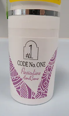 Crema per le mani «Code No. One Paticuliere HandCreme» — foto 3 dell'alert A12/01373/23