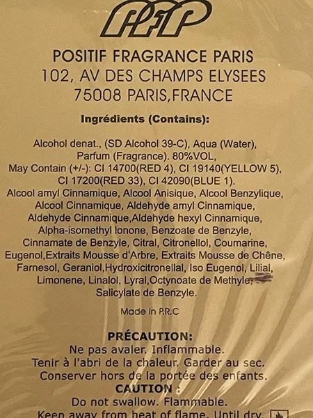 Profumo «Coinssy-Dance Paris Femme no 3» — foto 4 dell'alert A12/01080/23