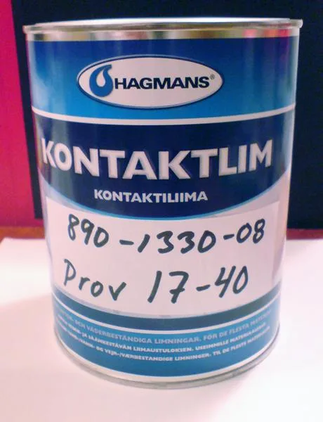 Colla – Adesivo a contatto – "Kontaktlim" — foto 1 dell'alert 0313/09