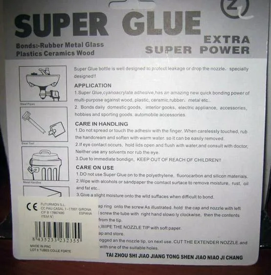 Colla – Super Glue Super Power Z — foto 2 dell'alert 1059/08